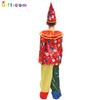 Western Halloween Masquerade Children's Costumes Clown Dress Up Clothes Yellow and Blue Patchwork Clown Onesie Set