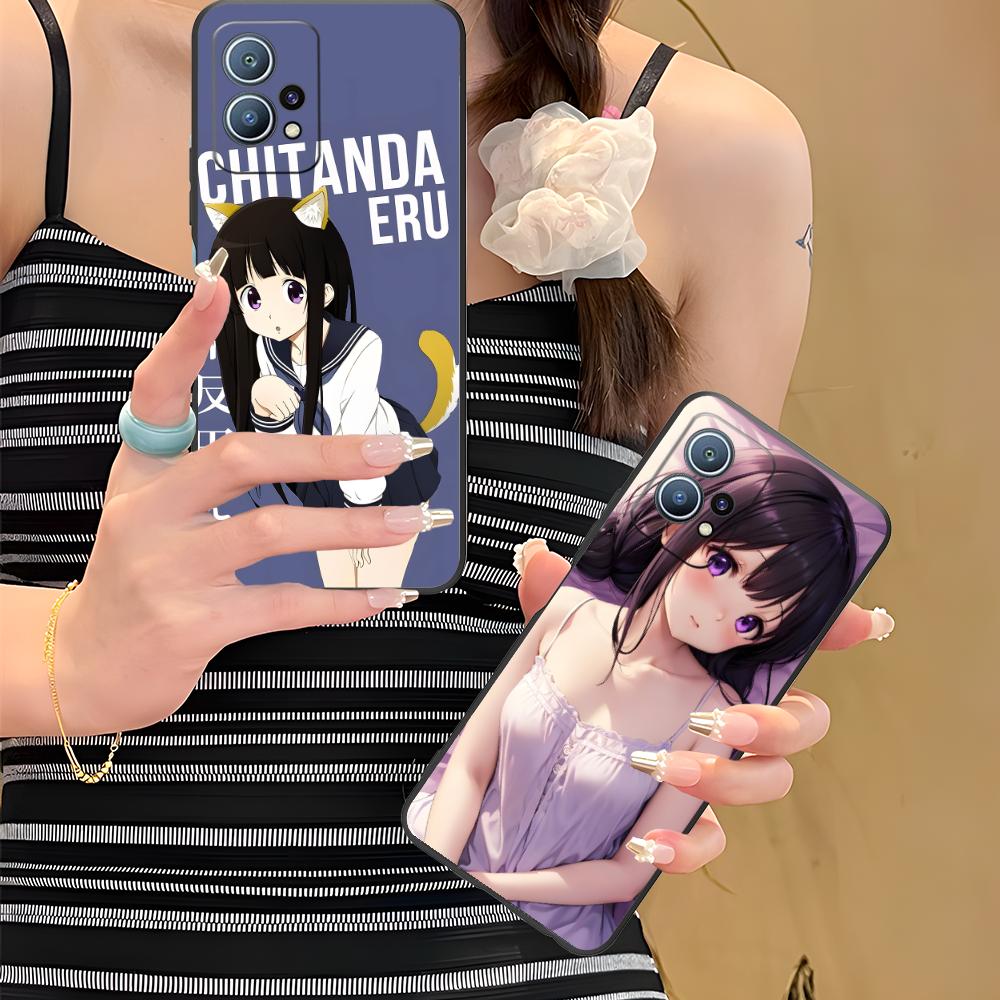 Hyouka Chitanda Matte TPU Mobile Phone Case for Huawei P60 P50 P40 P30 P20 P10 P9 P8 Pro Lite Plus Colorful Printing Cover