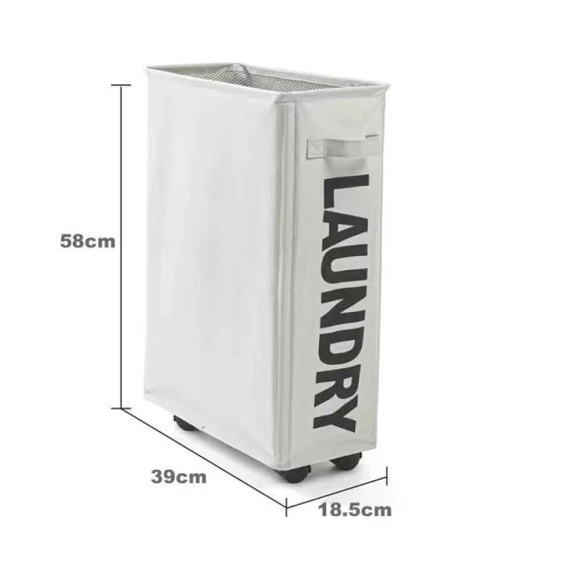 Laundry Basket Organizer Wheel Large Capacity Storage Multifunctional Foldable Dirty Laundry Basket Clothes Hangers Storage Bags