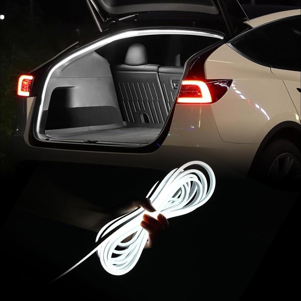 Chemini Car LED Trunk Light 4M Silicone Waterproof Sensor Auto Light Embedded Flexible