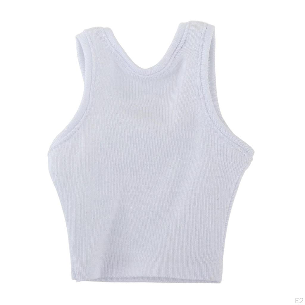 1/6 Male Vest Sleeveless Figure Doll Clothes Dress Accessory Miniature Clothing for 12 inch Figures