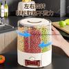Food-Grade Rotating Rice Storage Container Airtight Insect-Proof Grain Bin Moisture-Proof Storage Box for Home Grains Cereals
