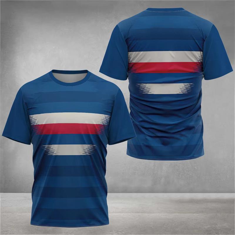 New Summer Sports T Shirts For Men Fashion Trendy Streetwear 3D Printed Fitness T-shirts Loose Quick Dry Running Gym Tees