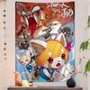 Aggretsuko AnimeRock Hanging Bohemian Tapestry Cheap Hippie Wall Hanging Bohemian Wall Tapestries Mandala Wall Hanging Home
