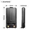 Baofeng UV-5RH Funkgerät mit 2500mAh Lithium-Akku und Typ-C Ladeanschluss.