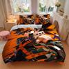 Anime Battle Print 3Pcs Bedding Setduvet Cover With 2 Bedropillowcase Home Birthday Gift
