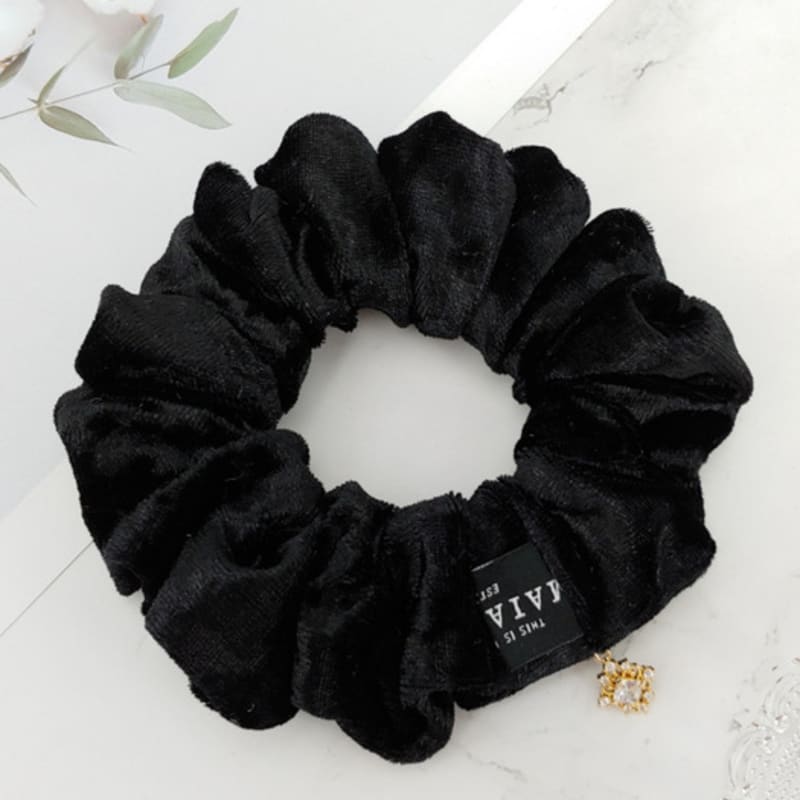 

MAIA Бархатный Блестящий Гопчанг Шушу-Черный ONE