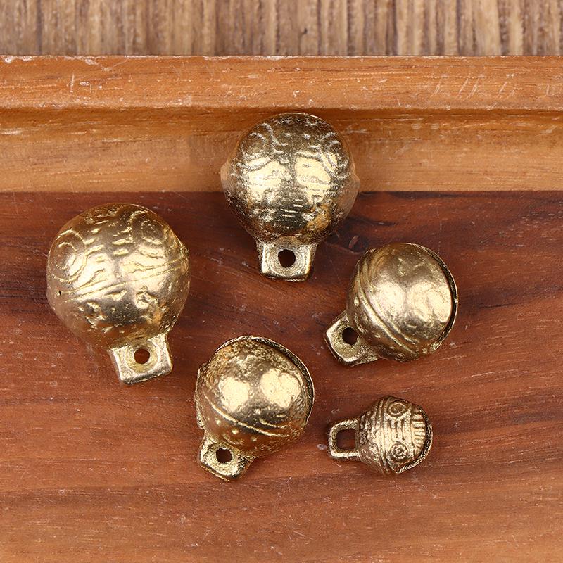 Dog Cat Collar Bells Copper Bells 11Mm14Mm16Mm18Mm20Mm Sound Loud Brass Bells Vintage Mini Craft Bells Animal Pet Bells