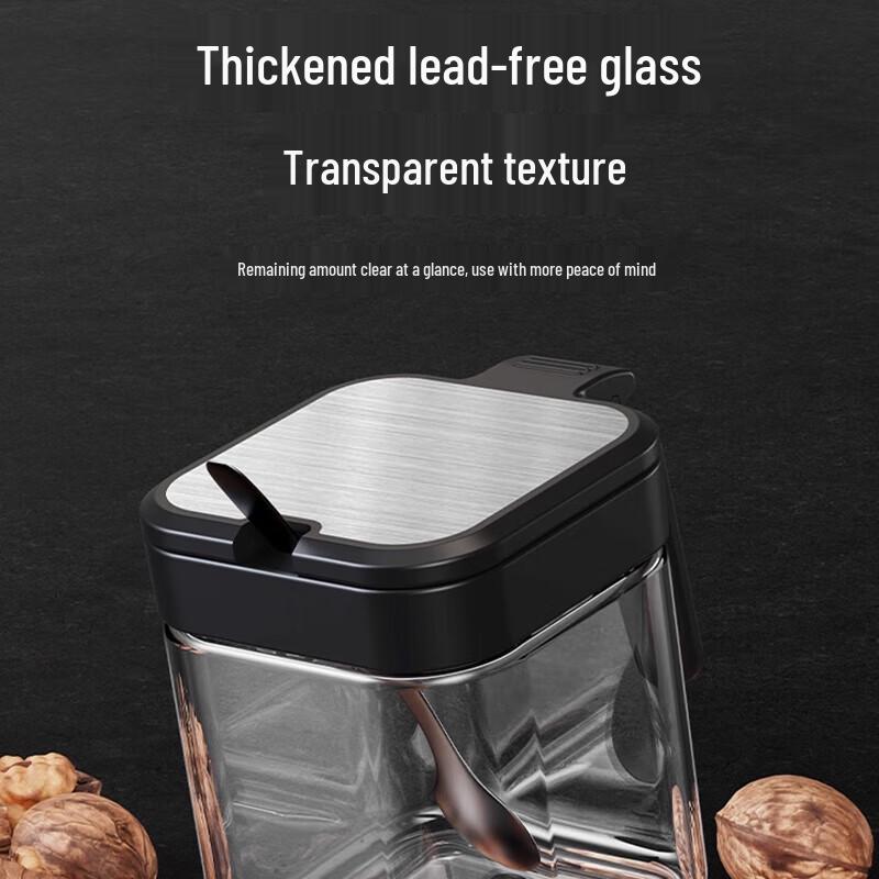 KATEI STORY Moisture-Proof Glass Seasoning Jar