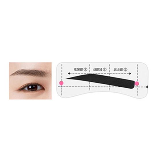 1 Set Eyebrow Stencil Sticker Disposable Brow Shaper Drawing Guide Tools DIY Women Beginner Eyebrow Shaping Template