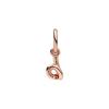 Pandora Moments Pendant With Logo Engraving Women Pendant Rose-Gold 782459C01