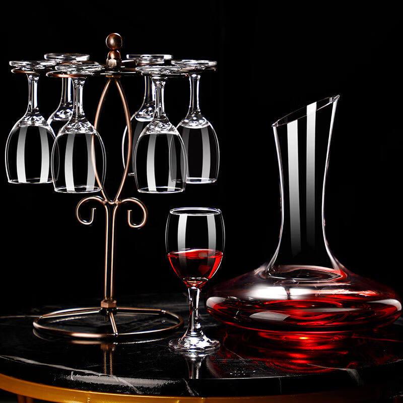 ZISIZ Handmade Thickened Glass Red Wine Glass Set