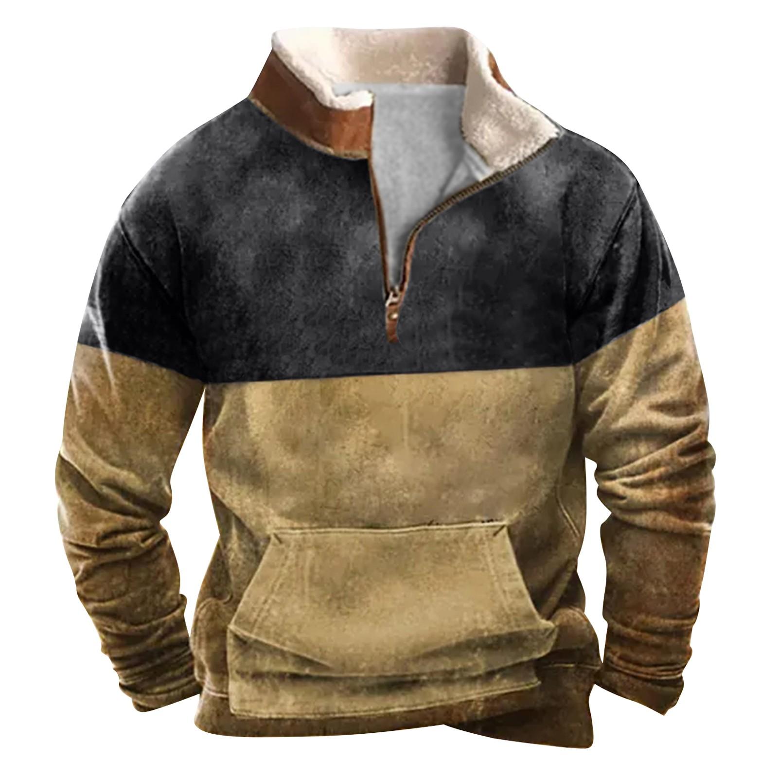 

Мужская толстовка свободного кроя с длинными рукавами и круглым вырезом M