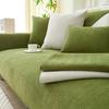 Simple Chenille Sofa Cushion, All-season Universal Anti-slip and Anti-run, Solid Color Leather Sofa Cover, Cover Cloth Towel