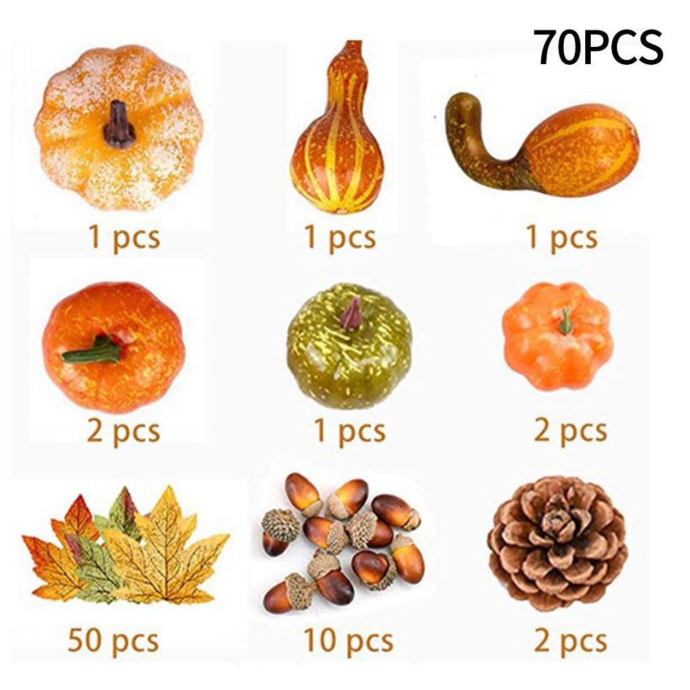 

Artificial Pumpkin Autumn Maple Leaves Fall Decoration FesArtificial Pumpkin Autumn Maple Leaves Fall Decoration Festival Hallow