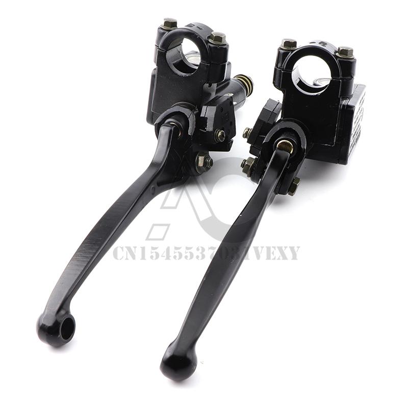 Motorcycle Brake Pump Front Master Cylinder Hydraulic Brake Lever Right For Dirt Pit Bike ATV Quad Moped Scooter Buggy Go Kart