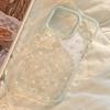 Small and Fresh Suitable for IPhone 16 Apple 15 Mobile Phone Case 14promax Gentle Blue Flowers 13 Transparent 11 Soft Set