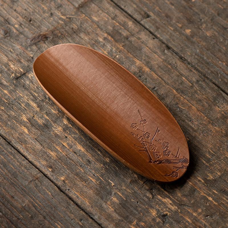 Janpanese Style Tea Scoops Vintage Handmade Bamboo Tools Kung Fu Tea Ceremony Utensils Tea Spoon Teaware Accessories 2025 New