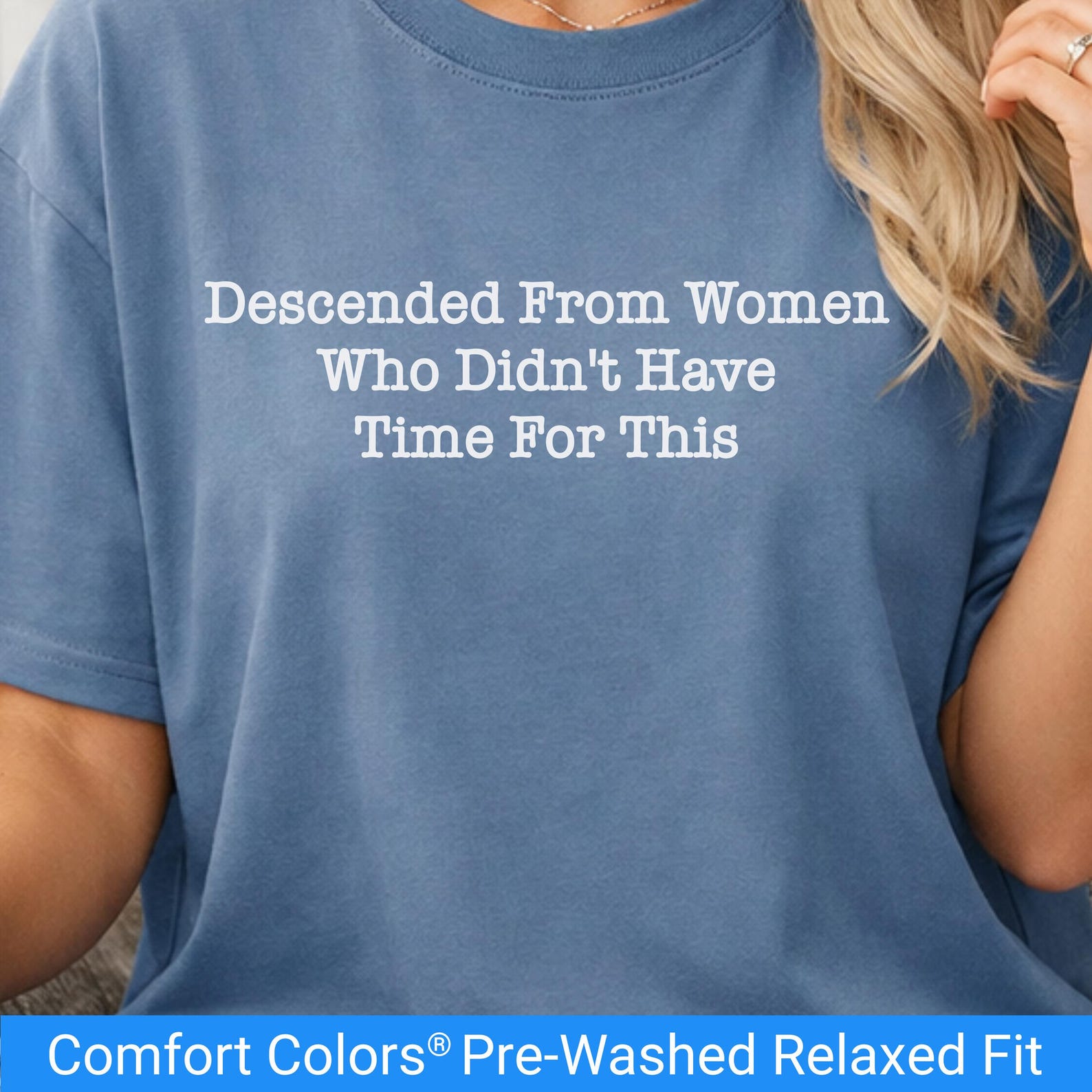 Feminist Graphic Tee Comfort Colors Shirt, Strong Women Tshirt, Empowering Quote Tshirt, Retro Feminism Gift For Her, Sarcastic Feminist Tee 4XL