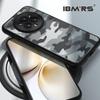 (Comes with Wrist strap)IBMRS for Realme 14 Pro Case, Prevents Accidental Drops Non-Slip Anti-Yellowing Camo Transparent Phone Cover