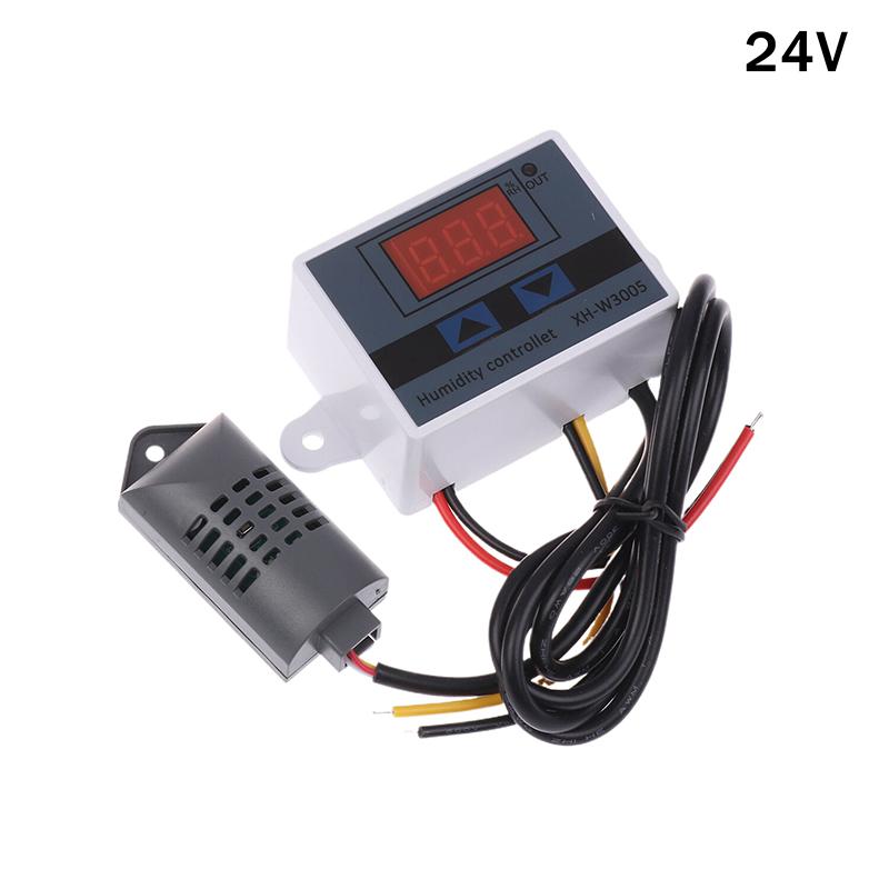 [TL]XH-W3005 Digital Humidity Controller 12V 24V 220V Humidistat Hygrometer Humidity Control Switch Regulator + Humidity Sensor