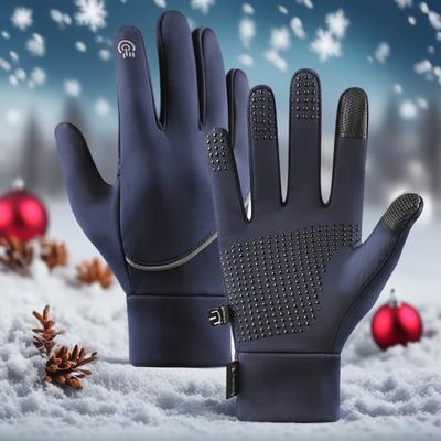 1 Pair Winter Gloves Women Men Ski Snow Gloves Thermal Warm Touch Screen, Suit For Running, Cycling, Biking, Hiking, Driving
