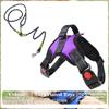 Dog Harness And Leash Set No Pull Adjustable Comfortable with Easy Control Handle Outdoor Running Walking Hand Free Lead Leash
