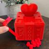 3D Printed 3D Annoying Gift Box with Screws Heart Design Prank Screw Box Pop It Sensory Stress Relief Packaging Organizer