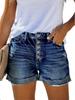 New Elastic Ripped Women's Denim Shorts - 2021 Bestseller