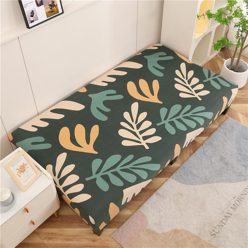 folding sofa bed cover for living room armless sofa covers elastic spandex material soft slipcovers