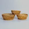 Rattan-ähnlicher Obstkorb Handgeflochtene Obstschale Natürlicher Stil Aufbewahrungskorb Esstisch
