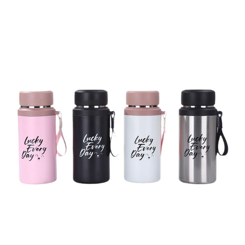 800/1000ml Vacuum Insulated Bottle Built-In Tea Infuser Stainless Steel Flask Outdoor Use