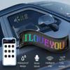 Bluetooth LED Matrix Pixel Panel APP Control LED Display Screen IP65 Waterproof RGB Messages Scrolling Flexible LED Car Sign