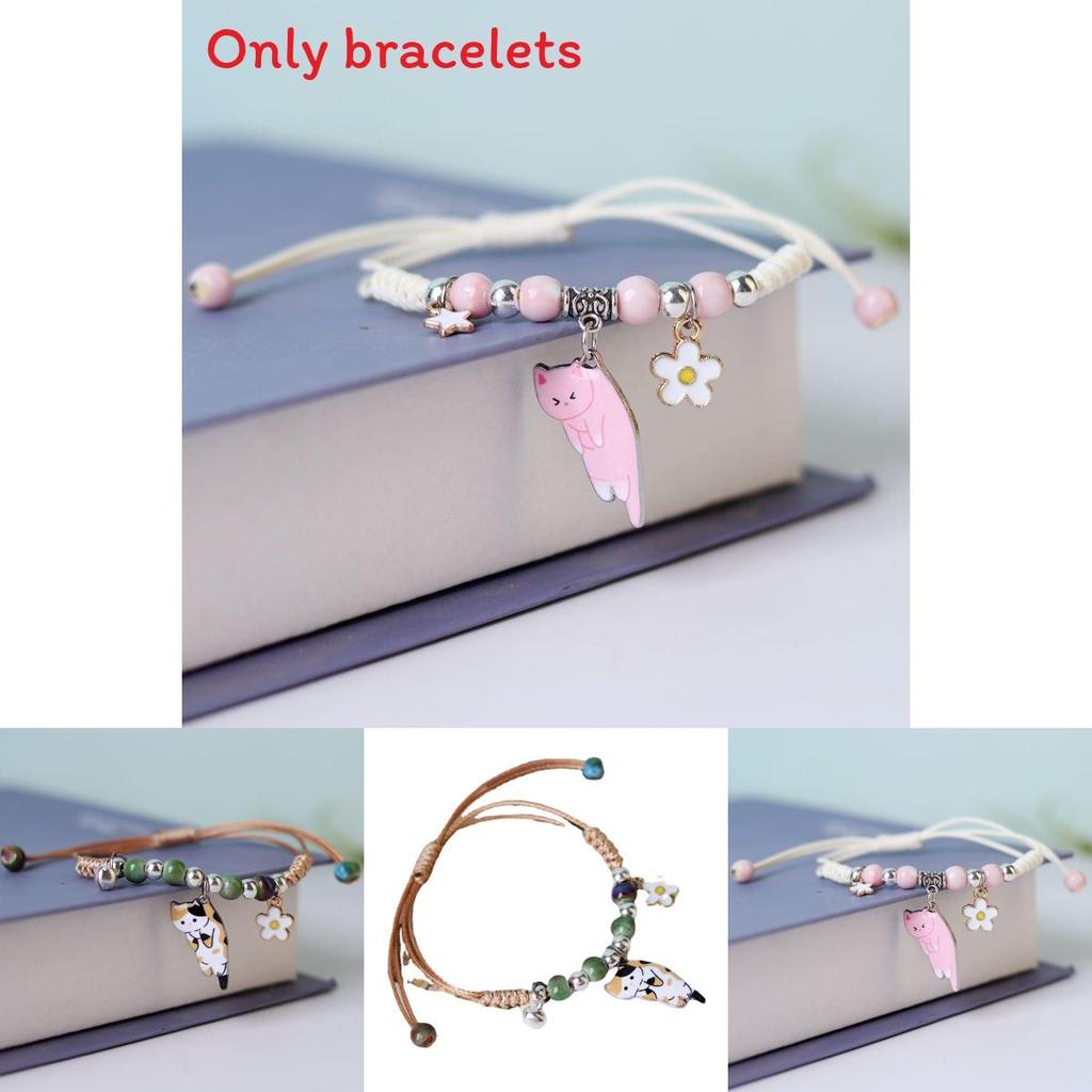 Spring 2024 Cat Animal Pendant Bracelet With Electroplated Finish For Stylish Women