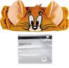Tom and Jerry Face Sports Tom Jerry Jerry Set Slider Hairband, Wash, Headband, & (Hairband, Bag)