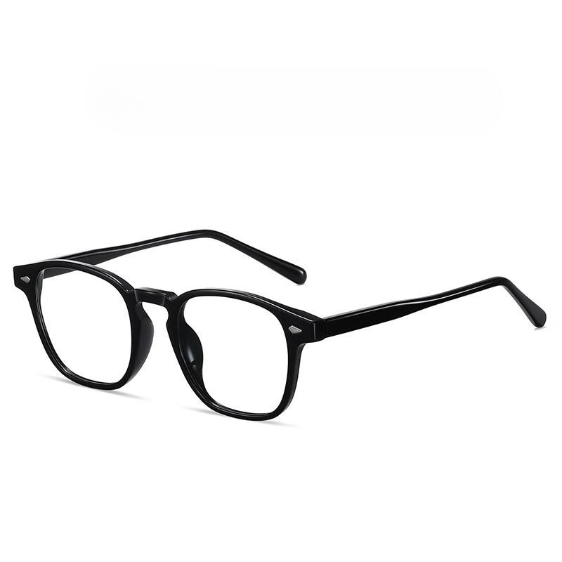 New Korean Version of Anti-blue Flat Mirror TR Plate Frame Trend Glasses for Men and Women with The Same Frame Glasses.