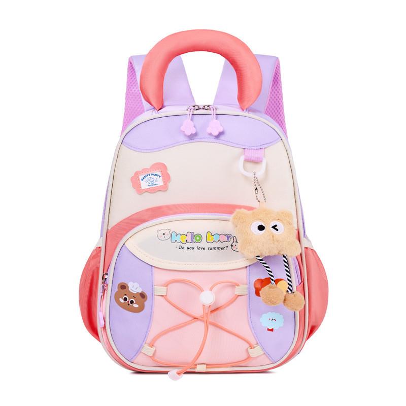

Kids Nursery School Backpack With Padded Straps For Toddler Boys And Girls Purple