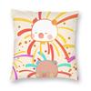 Cartoon Bubu Dudu Kissenbezug Doppelseitiger Druck Polyester Kissenhülle Dekorativer Bär Niedliche Kissenhülle Abdeckung Zuhause Quadratisch