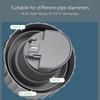 Rubber Plug for Pipe Versatile Pipe Seal Reliable Pipe Maintenance Solution Suitable for 32-10mm Drainages System