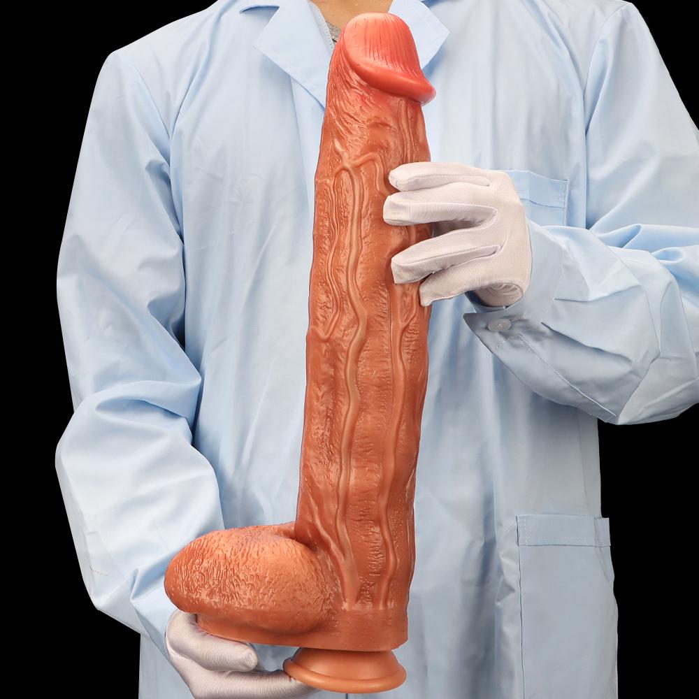 43*7.3cm Extra Large Anal Plug Liquid Silicone Artificial Dildo Adult Sex Toy Fisitng Strap On Penis Big Dick Realistic Cock