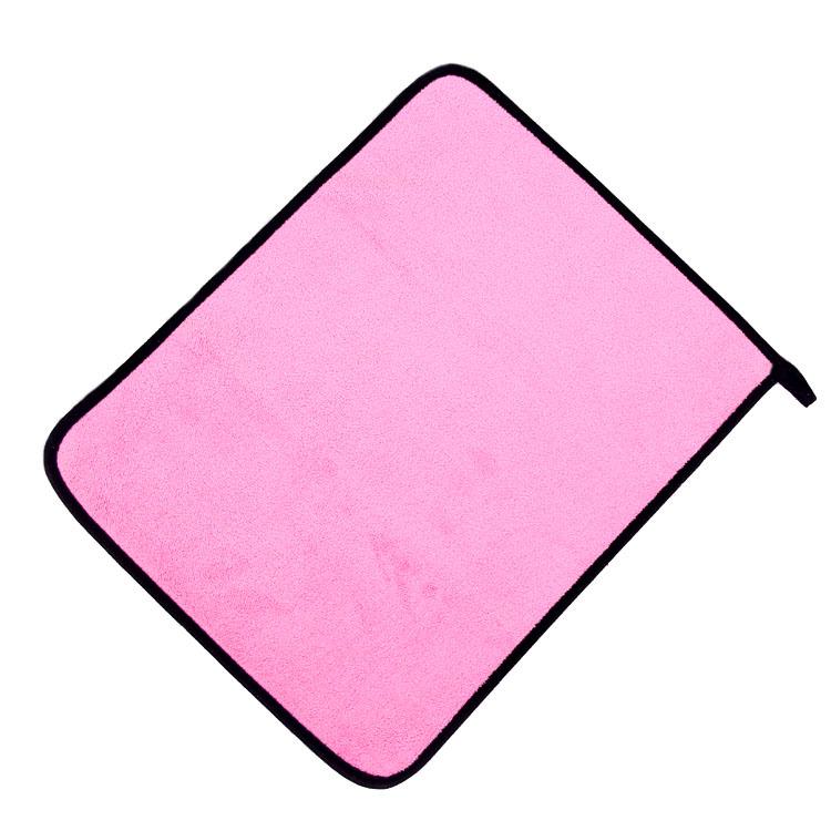 Prosop de curățare auto din fleece coral, îngroșat, cu două fețe, îngroșat: Lavetă absorbantă, fără urme, multifuncțională