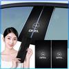 2Pc Car Center Pillar Badge Anti-scratch Protector Films Stickers For Opel crosa d astra h insignia astra j zafira b mokkaastra vivaro astra g