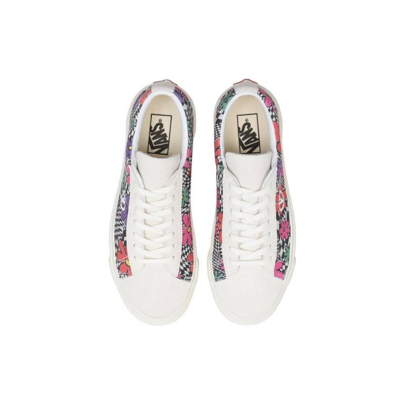 Vans Sid Print Low-Top Skate Shoes For Women White Print VN0A54F540G