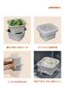 CB JAPAN Colander and Tray Large for Food Microwave and Dishwasher Safe Set, Size, Antibacterial, Preparation, (atomico)