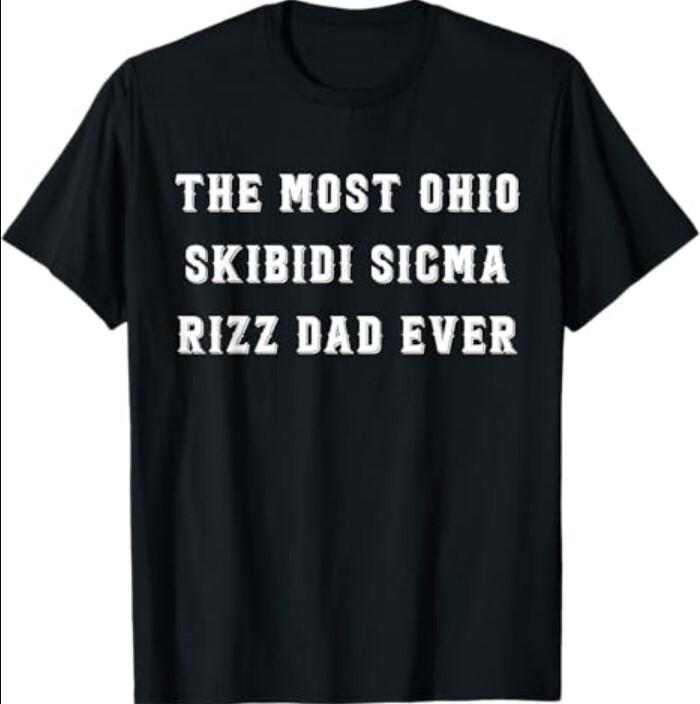Funny Fathers Day The Most Skibidi Sigma Dad Ever T-Shirt S разноцветный