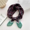 58 Cotton Linen Silk Scarf - Versatile Korean Fashion Neck and Head Bandana for Women