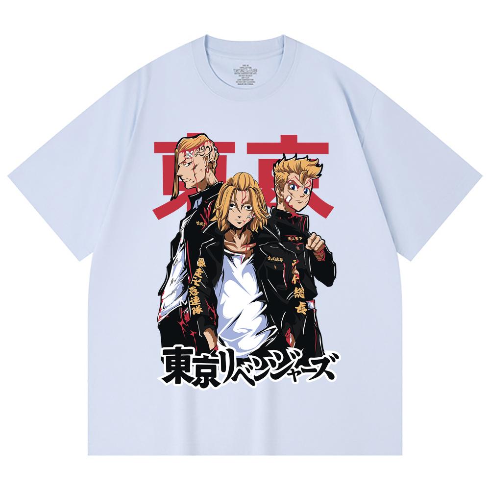 230 Gsm 100% Cotton Tokyo Revengers V1 Print Unisex Heavy Cotton T Shirt