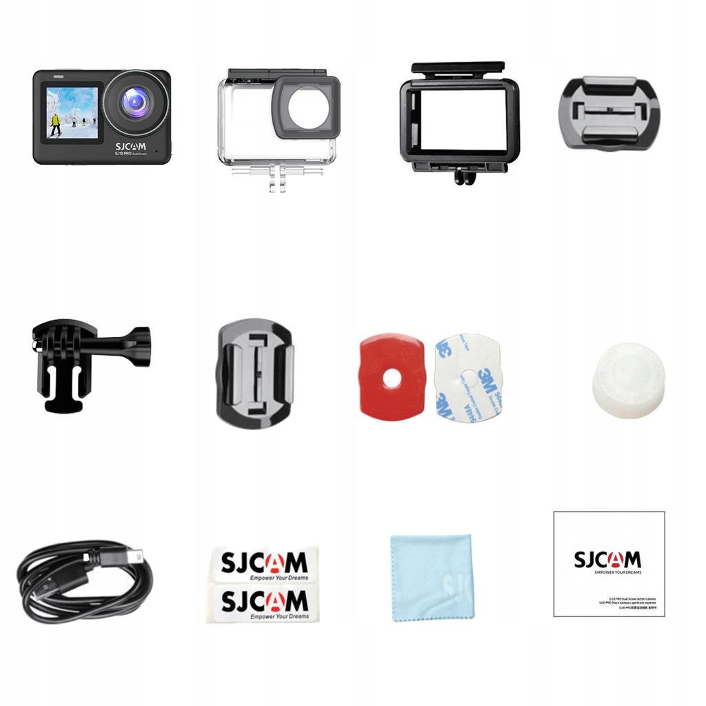 Sjcam Sj10 Pro Doppia Schermata 4K 60 Fps Action Cam Sportiva
