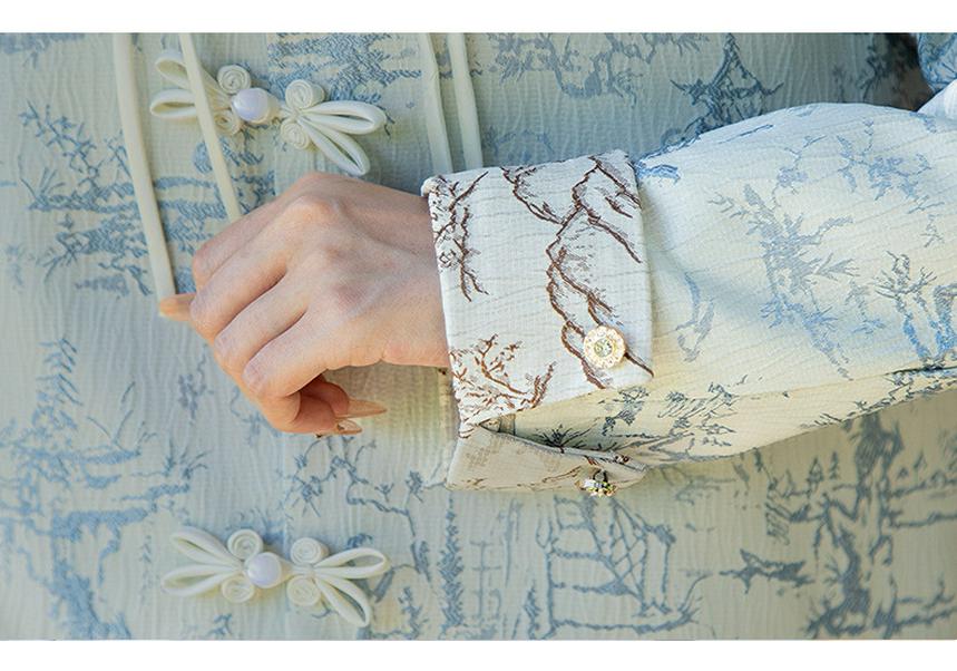 2026 New Autumn Chinese-Style Jacket for Middle-Aged Women with Frog Button
