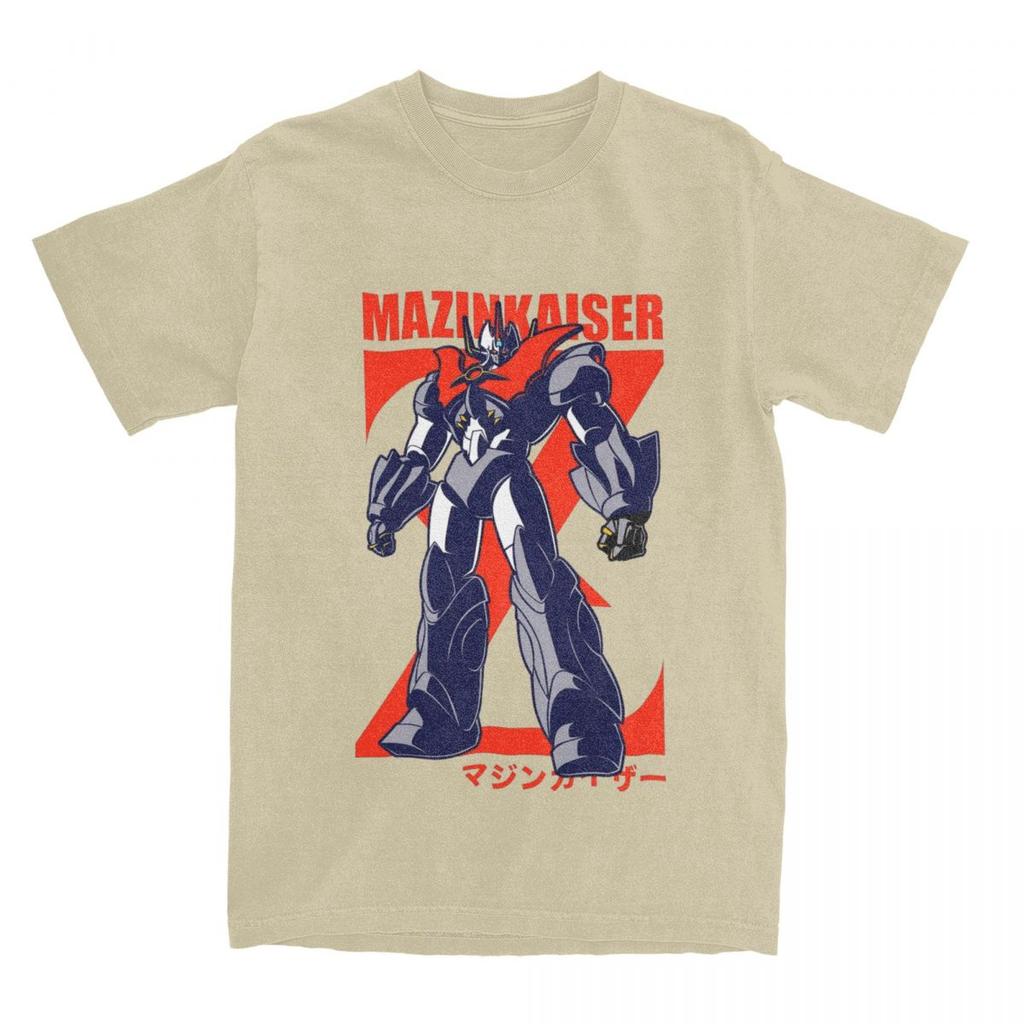 221 Mazinkaiser Full TShirts for Men Women Mazinger Z Humor 100 Cotton Tees Crewneck Short Sleeve T Shirts New Arrival Tops